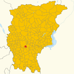 Map of Orio al Serio (Province of Bergamo, region Lombardy, Italy 2024)